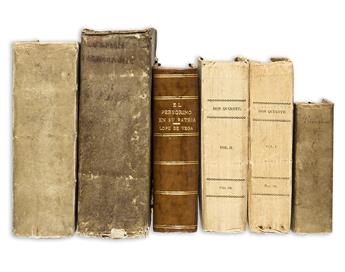 Early Books. Group Lot of Five Titles in Six Volumes: 1608-1818.                                                                                 